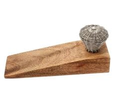 2 Pieces Aluminium Wire Wooden Door Stopper